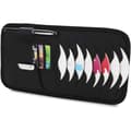 {SC}Car Sun Visor Organizer, Versatile Sun Visor, CD/DVD Holder Storage Bag, Sun Visor Case, CD Holder Wallet Clip, Glasses Frames