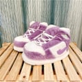 Pikkukuva 4 / 5: Hauskat tossut urheilukengät, erittäin mukavat ja kodikkaat kotitossut, sisäurheilukengät, pehmoiset unisex-sisätossut - Violetti