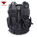 Miniatyrbilde 11 av 11: Utendørs Sommer Mesh Pustende Treningsvest Multifunksjonell Spesialstyrkevest Cs Felt Taktisk Vest ACU Kamuflasje Average code (size adjustable) ACU Camouflage