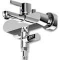 Miniatyrbild 5 av 5: Digital duschtermometer, LED-display babybadutrustning, Rota