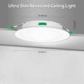 Miniatyrbild 5 av 5: (SC)Modern Ceiling Lights, Energy-Efficient Damp-Rated LED Downlights for Wet Areas, Selectable Color Temperatures (6-Pack)