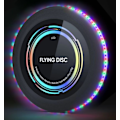 Pikkukuva 1 / 9: Ladattava LED Frisbee - 175G-RGB - Älykäs tila - Automaattinen sytytys - Hauska lahja syntymäpäiville ja retkeilyyn - Satunnaiset UFO-kuviot Three Colors