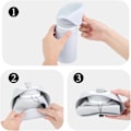 Miniatyrbillede 5 af 7: Foldbar Hundevandflaske, 550 ml/19 oz Bærbar Lækagesikker Vanddispenser, Fødevaregodkendt Silikone Vanddispenser, Kæledyrstilbehør