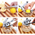 Miniatyrbillede 3 af 5: Citronpresser citruspresser diameter 7cm manuel citronpresser clip