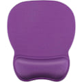 Miniatyrbillede 1 af 6: Ergonomisk musemåtte med håndledsstøtte i memory-skum, behagelig computer musemåtte til bærbar computer, smertelindrende håndledsstøtte Pure Purple