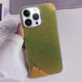 Elektropläterad ram IMD Glitter Powder Telefonskal för iPhone 14 Pro