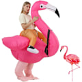 Miniatyrbillede 1 af 8: Flamingo Kostume til Voksne, Oppusteligt Flamingo Kostume, Oppustelige Kostumer til Voksne, Oppustelige Kostumer til Halloween