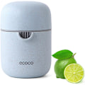 Miniatyrbillede 1 af 6: Citronpresser - Enkel manuel citruspresser til appelsiner - Lille bærbar limepresser med to anvendelsesmuligheder til forskellige frugter Blue