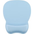 Miniatyrbillede 1 af 6: Ergonomisk musemåtte med håndledsstøtte i memory-skum, behagelig computer musemåtte til bærbar computer, smertelindrende håndledsstøtte Pure Blue