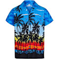 Miniatyrbillede 1 af 7: Herre Casual Skjorter Aloha Skjorte - Herre Skjorter Hawaiiansk Udklædning Sommer Skjorter Strandfest Udklædning Polterabend Skjorter - Herre Hawaiianske Skjorter