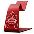 Miniatyrbild 1 av 6: AMVR universellt spelkontrollstativ för PS3/PS4/ PS5/ Xbox/ Beton/ NVIDIA-hårdvarudisplaystativ red