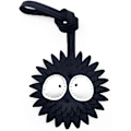 Miniatyrbillede 1 af 5: pc sort trækul briket taske charm, sjov mode taske tilbehør nøgle charms