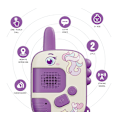 Miniatyrbillede 4 af 9: Børne-walkie-talkie med lang rækkevidde, trådløs transmission, pager, udendørs samtale, tegneserielegetøj med snor pony