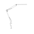 Miniatyrbilde 1 av 9: LED-bordlampe med klips, sammenleggbar, øyevern, studentbolig, kreativ nattbordlampe, USB-bordlampe - universell skrivebordslampe med lang arm, 12V klipslampe white