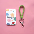 Miniatyrbild 1 av 6: Kreditkortshållare för kvinnor Plast Mode Söt Kvinnlig Omslag Studentkortfodral Buss ID Halsband Badge L String L String