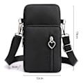 Miniatyrbillede 2 af 7: Lille Crossbody Pung Telefon Taske Dame Mini Crossbody Pung