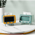 Miniatyrbillede 4 af 6: TV-formet servietholder med multifunktionel opbevaringsboks til køkken, soveværelse og kontor. green
