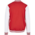 Miniatyrbilde 2 av 6: Bygg ditt merkevare Men's Basic College Jacket L Red/White