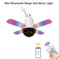 Miniatyrbilde 3 av 5: Smart vanntett taklampe LED musikk taklampe, med Bluetooth-høyttaler Dimbar Rgb Farge Chan Hvit
