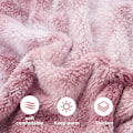 Miniatyrbilde 5 av 8: Dame Fleece Jakke, Quarter Zip Genser, Varm og Fleksibel Jakke for Vinter og Høst Frotis Rosa Oscuro M