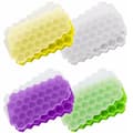 Silikon honeycomb isgaller med silikonlock isform 37 galler honeycomb isform silikon