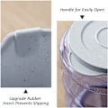 Miniatyrbillede 6 af 7: Automatisk foder- og vanddispenser til hunde og katte, BPA-fri, tyngdekraftspåfyldning, nem at rengøre, selvfodring. Grey