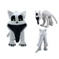 Pikkukuva 1 / 3: Uusi Monster Hoppy Hopscotch Pehmolelu Catnap Pehmolelu Smiling Critters Pehmo Täytetty Tyyny Nukke Lelut Mutant gray cat
