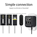Miniatyrbillede 4 af 5: 18V 500MA Strømadapter Batterioplader Adapter til Ring Doorbell Udendørs EU Stik