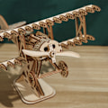 Miniatyrbild 4 av 5: 3D-trämodellbyggsatser för vuxna och barn, flygplansmodellbyggsats i trä, 3D-träpussel, gör-det-själv-leksak, present