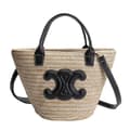 Dame Stråtaske, Dame Strandtaske, Rattan Taske Oversized Strandtaske, Sort
