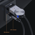 Miniatyrbillede 4 af 7: AUX Bil Bluetooth Modtager 5.0 Bil Audio Transmitter Adapter