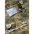 Miniatyrbillede 8 af 9: Bærbar sovepose, tykk multifunktionel sovepose kuldebestandig varm nødblanket, velegnet til udendørs camping 2-Pack