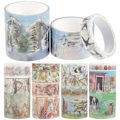 Pikkukuva 3 / 10: Washi-teippisarja koristeluun, koristeluun, leikekirjaan, DIY-muistikirjaan