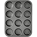 Miniatyrbild 8 av 9: Non-stick Rund Muffinplåt i Kolstål, 2-Pack, Grå
