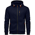 Miniatyrbillede 1 af 5: Herre Hoodies Sweatshirt Jakker med lynlås Letvægtsjakker Navy XXL