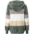 Miniatyrbillede 6 af 6: Hættejakke til kvinder, Teddy Fleece-frakke, Overgangsjakke med hætte og lommer, lynlås, efterår, vinter, plysjakke, fleecejakke, vinter 4XL J Green