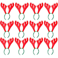 Miniatyrbillede 1 af 7: 12 x Rensdyr Gevir Hårbøjler Julefrokost Udklædning Sjovt Tilbehør