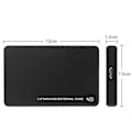 Miniatyrbild 2 av 2: Hårddiskkabinett, 2,5 tum USB3.0 Extern Hårddisk Portabel Hårddisk SATA Hårddisk SSD-kabinett