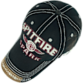 Pikkukuva 6 / 7: Kulunut baseball-lippis miehille Vintage Trucker Hat Men Cotton Embroidered Snapback Casual Baseball Cap Unisex Black One Size
