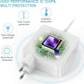Miniatyrbilde 2 av 7: 60W EU-plugg MagSafe 2 T-TIP lader, strømlader for MacBook Pro