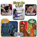 Miniatyrbilde 4 av 5: Vinduprojektor Juleprojeksjonslampe Halloweenlampe projeksjonslampe projeksjonsfilm animasjonsatmosfære lampe