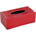Miniatyrbillede 1 af 6: Papirholder, Attraktiv Robust Rumoprydnings Etui Serviet Læderholder Bil Dekoration Pakkeindhold Læder Husholdning 1 stk. (Rød) Red