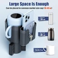 Pikkukuva 3 / 6: Auton mukitelineen pidennin, 2-in-1 mukitelineen pidennin säädettävällä pohjalla, monitoiminen auton mukitelineen pidennin juomien pidike Cup holder + mobile phone