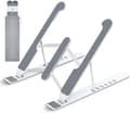 Bärbart Justerbart Laptopstativ Notebookhållare, Vikbart Ventilerat Kylande PC-stativ i Metall & ABS för MacBook Pro/Air, HP, Lenovo, Sony, Dell