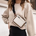 Miniatyrbillede 3 af 9: Dame PU Læder Bæltetaske Crossbody Taljetaske Rejse Skuldertasker