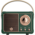 Miniatyrbilde 1 av 5: Retro Bluetooth-høyttaler, liten trådløs Bluetooth-høyttaler, for kjøkken, soverom, kontor, fest, utendørs for Android/iOS-enheter Green