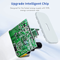 Miniatyrbillede 7 af 7: 3-pak - Oplader til iPhone - Hurtig oplader - Adapter + Kabel 20W Hvid one size iPhone 3-pak iPhone（NT） 3-pak iPhone 3-Pack iPhone