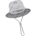 Miniatyrbilde 1 av 9: Solhatt for barn UPF 50+ solbeskyttelse Justerbar stropp Justerbar hakestropp Gris 6-12 meses