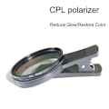 Miniatyrbillede 3 af 5: 52mm mobiltelefon CPL polariseringsfilter polariseringsfilter neutraliserende filter til at eliminere refleksion live kamera mobiltelefon linsefilter 52mm