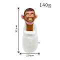 Miniatyrbild 1 av 3: Skibidi Toalett Plyschleksaker, Högkvalitativ Kort Plysch, PP Bomullsfyllning, Mjuk Plysch Animering, Toalettman Spoof Plyschleksaker Toilet Man